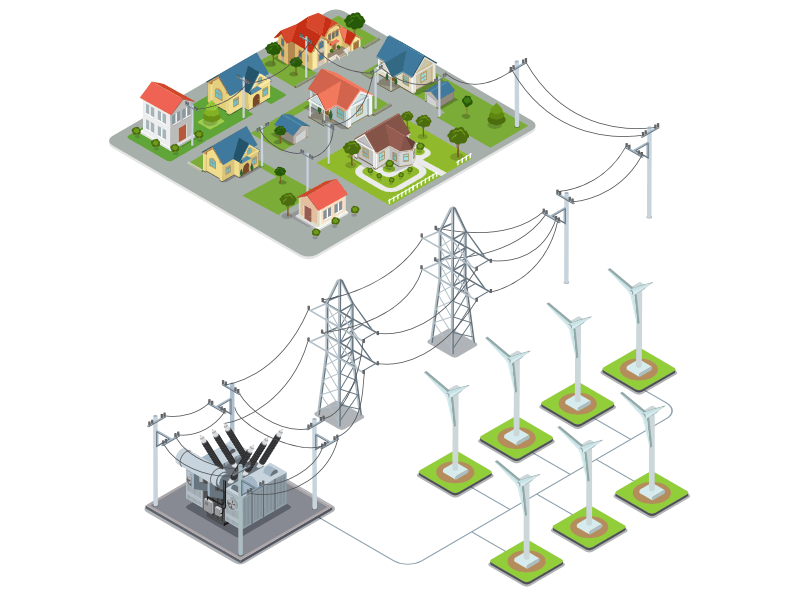 distribución y comercialización eléctrica
